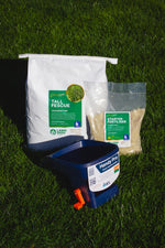 Tall Fescue Bundle New Lawn up to 100m2 plus Hand Spreader