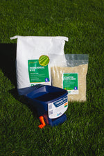 Perennial Ryegrass Bundle + Hand Spreader New Lawn up to 100m2